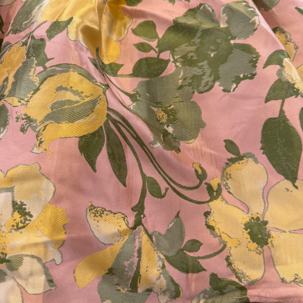 Selfie Leslie Pink & Green Floral Ruffle Mini Dress - Picture 8 of 16